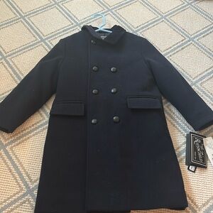 NWT Rothschild John John Pea Coat Navy Midnight Sz 4T